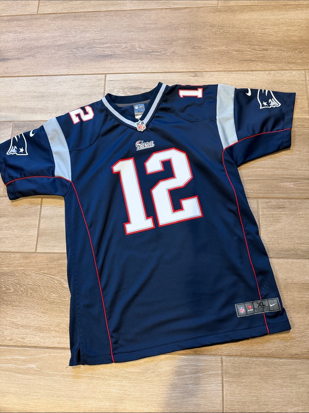 NFL Patriots On Field Jersey Tom Brady XL 18/20